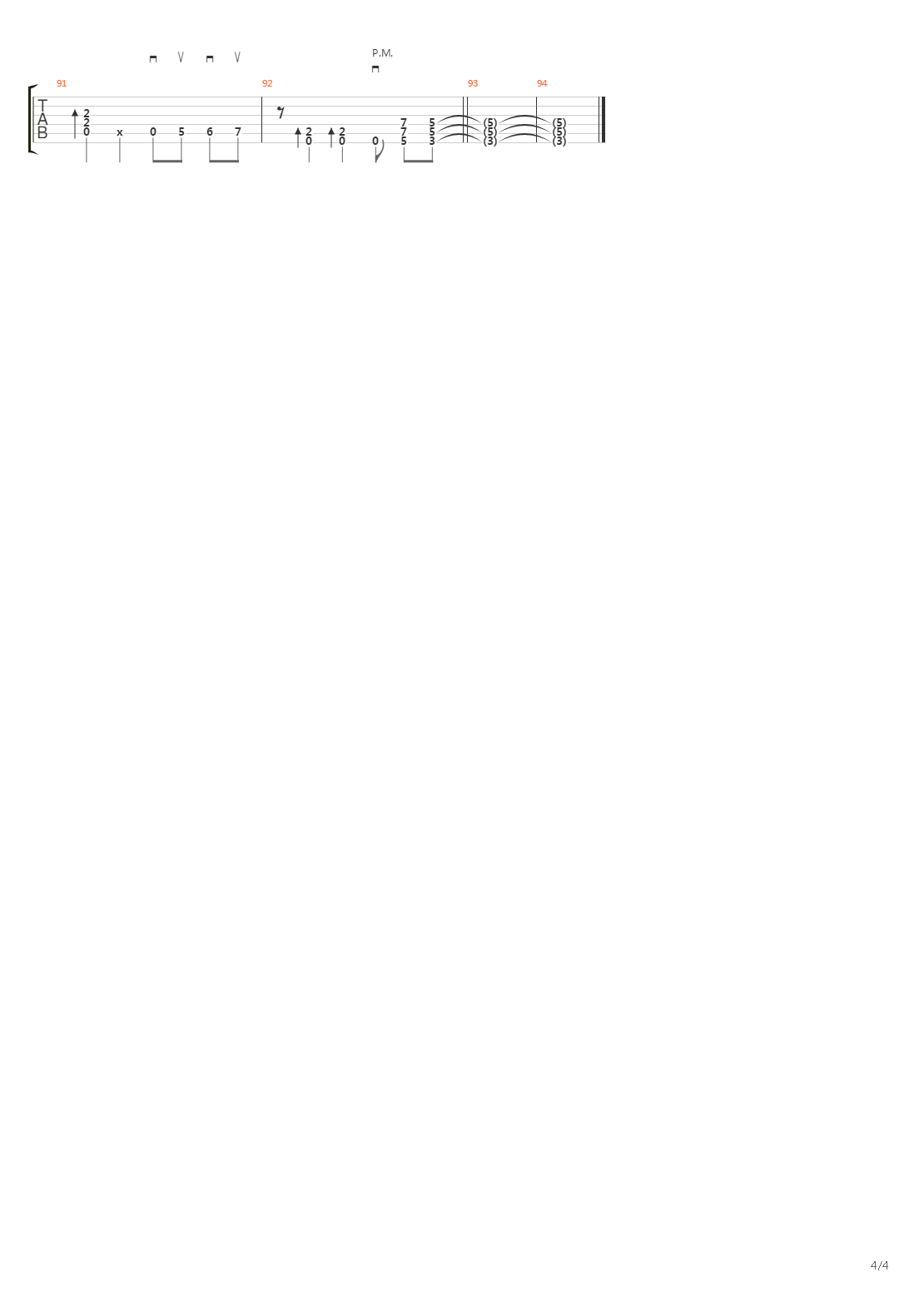 Krug吉他谱