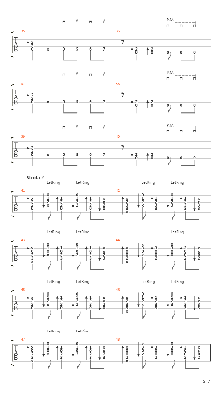 Krug吉他谱