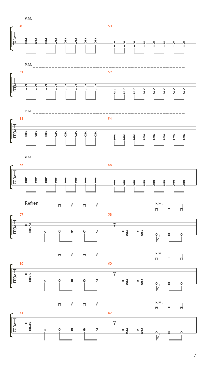 Krug吉他谱