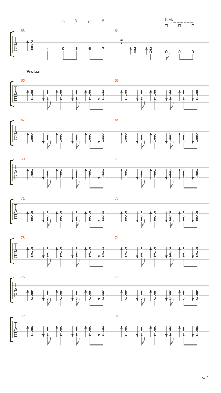 Krug吉他谱