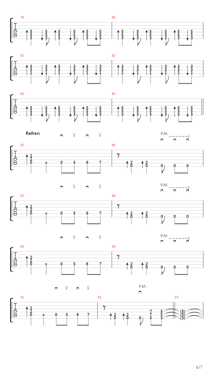 Krug吉他谱