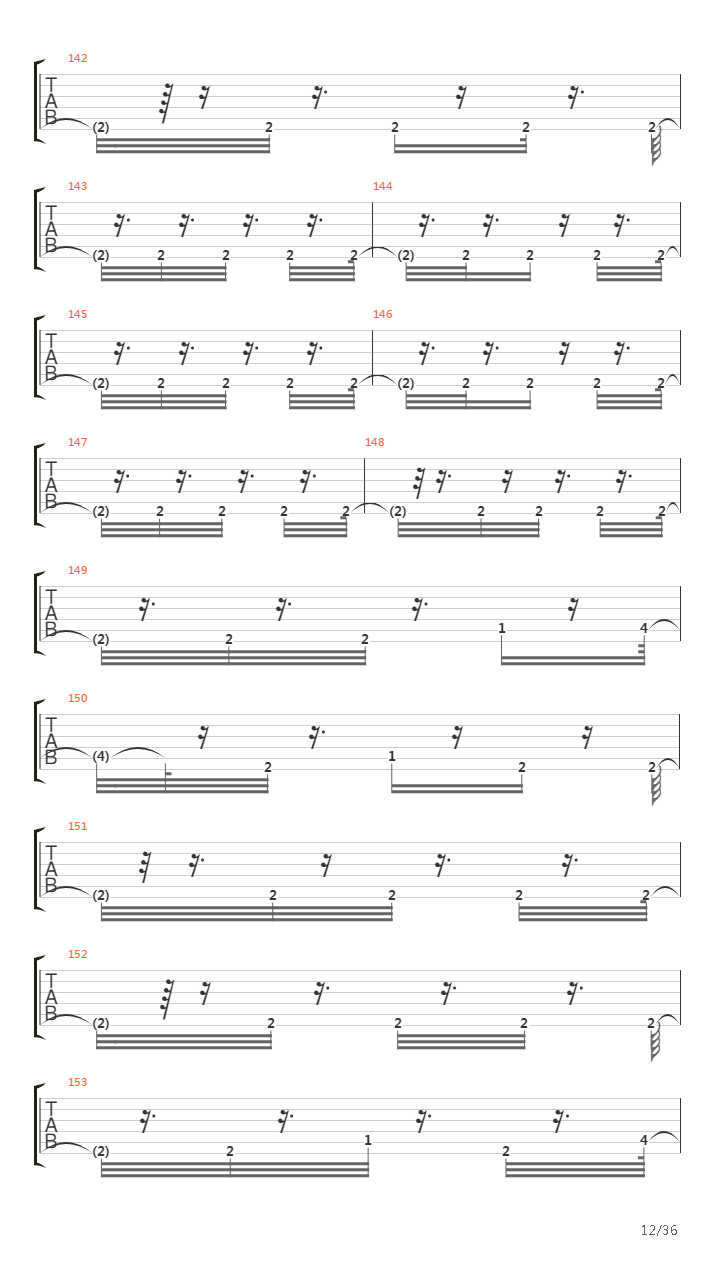Triste Cancion De Amor吉他谱