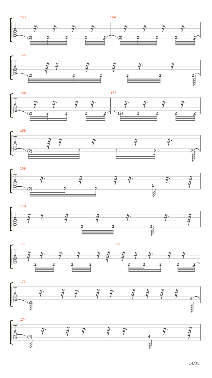 Triste Cancion De Amor吉他谱