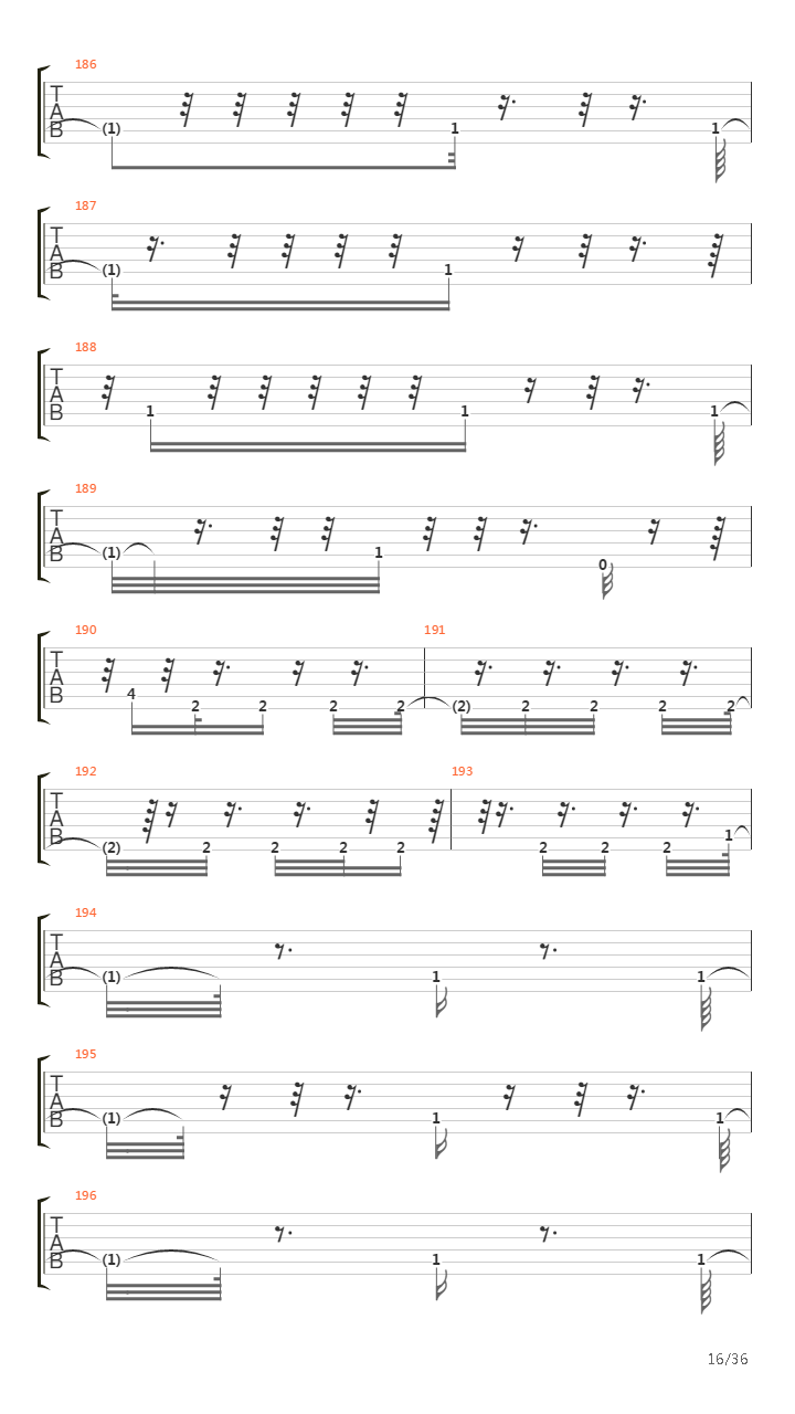 Triste Cancion De Amor吉他谱