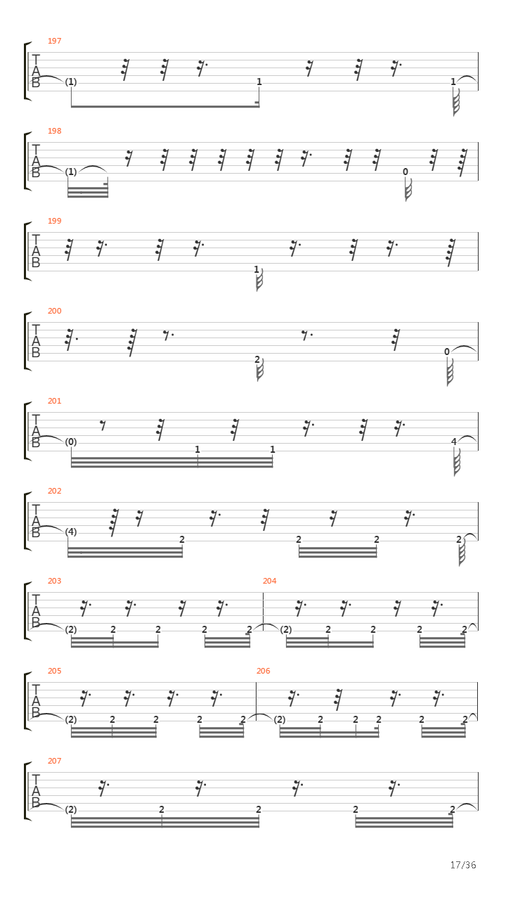 Triste Cancion De Amor吉他谱