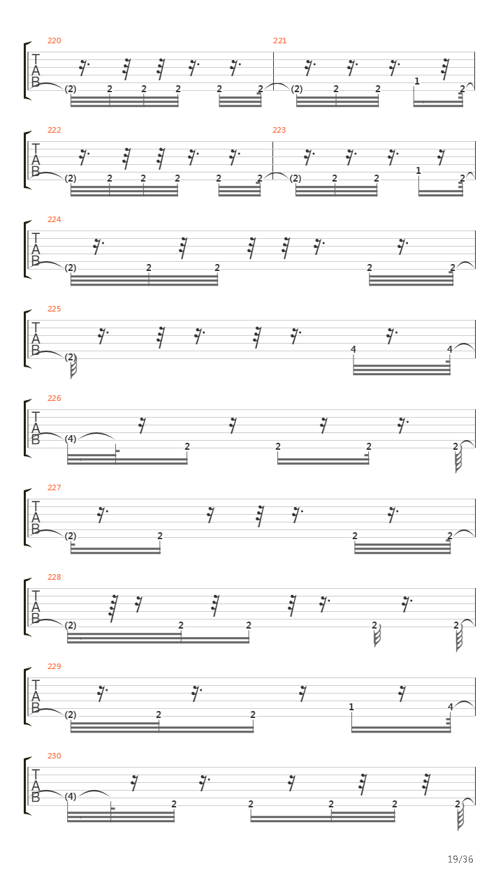 Triste Cancion De Amor吉他谱