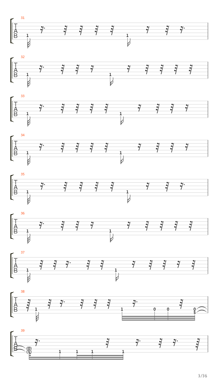 Triste Cancion De Amor吉他谱