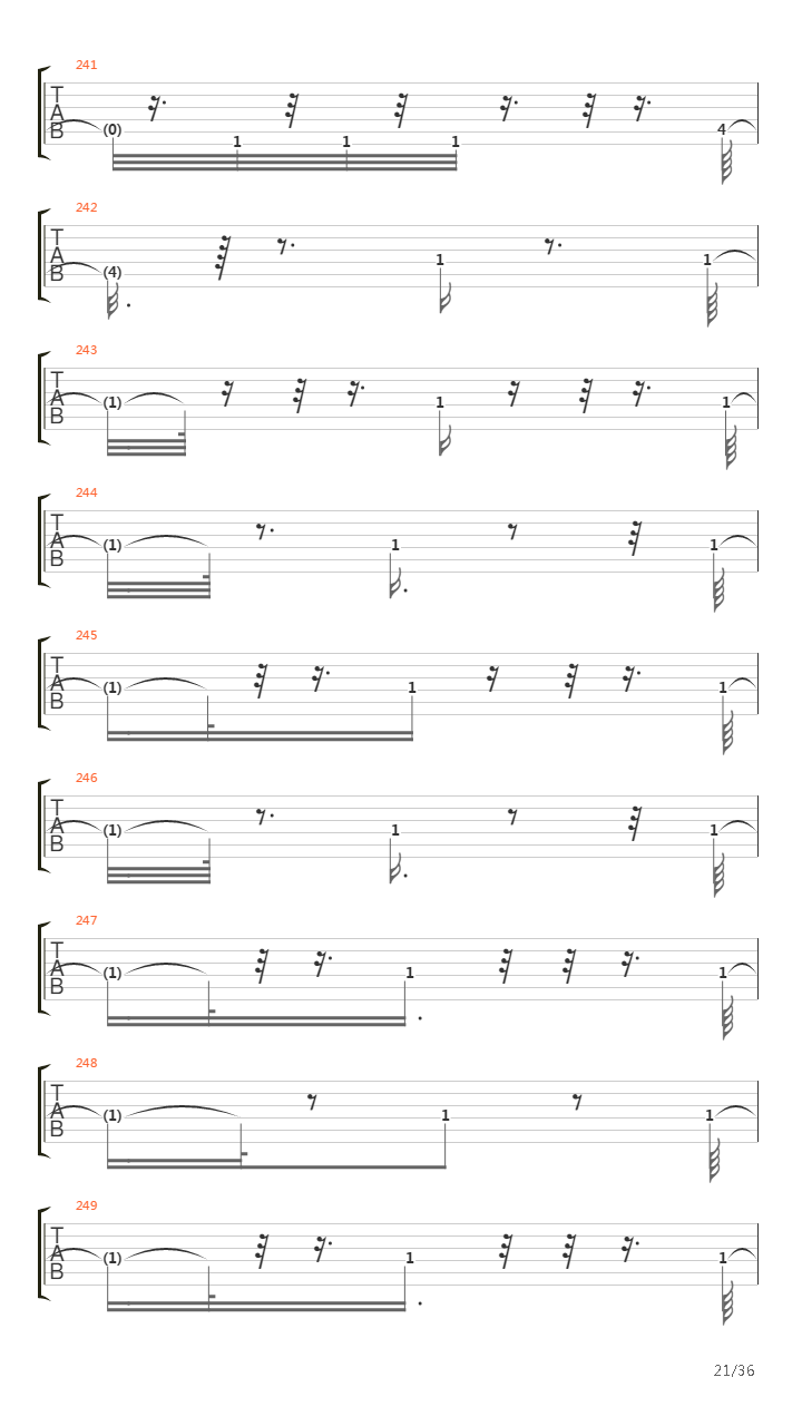 Triste Cancion De Amor吉他谱