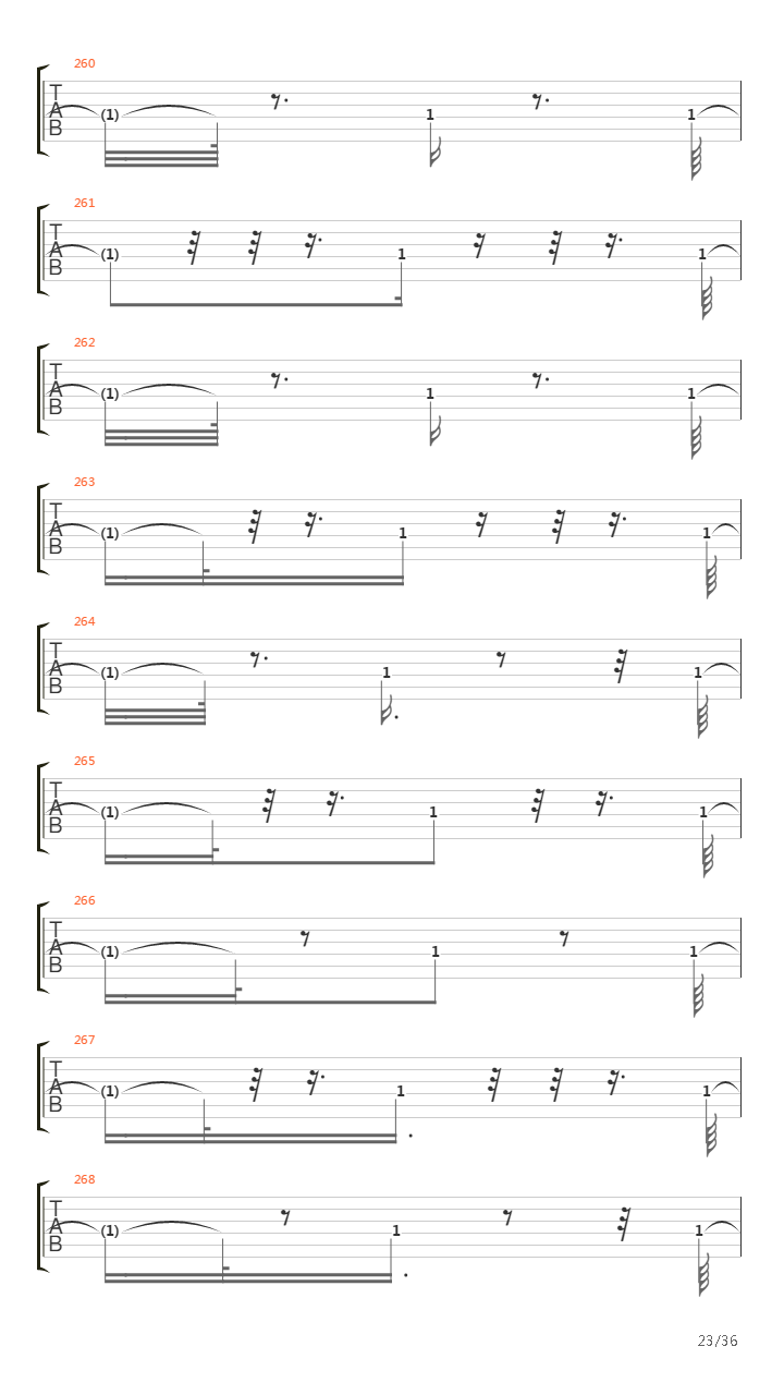 Triste Cancion De Amor吉他谱