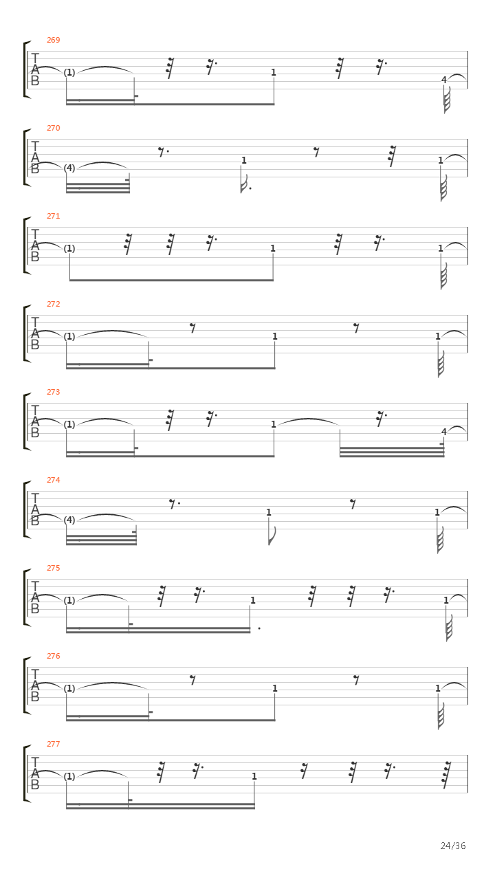 Triste Cancion De Amor吉他谱