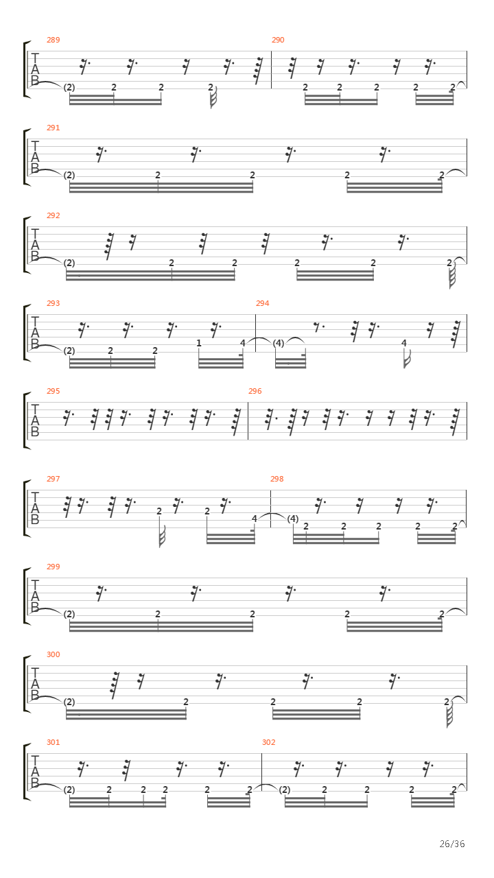 Triste Cancion De Amor吉他谱