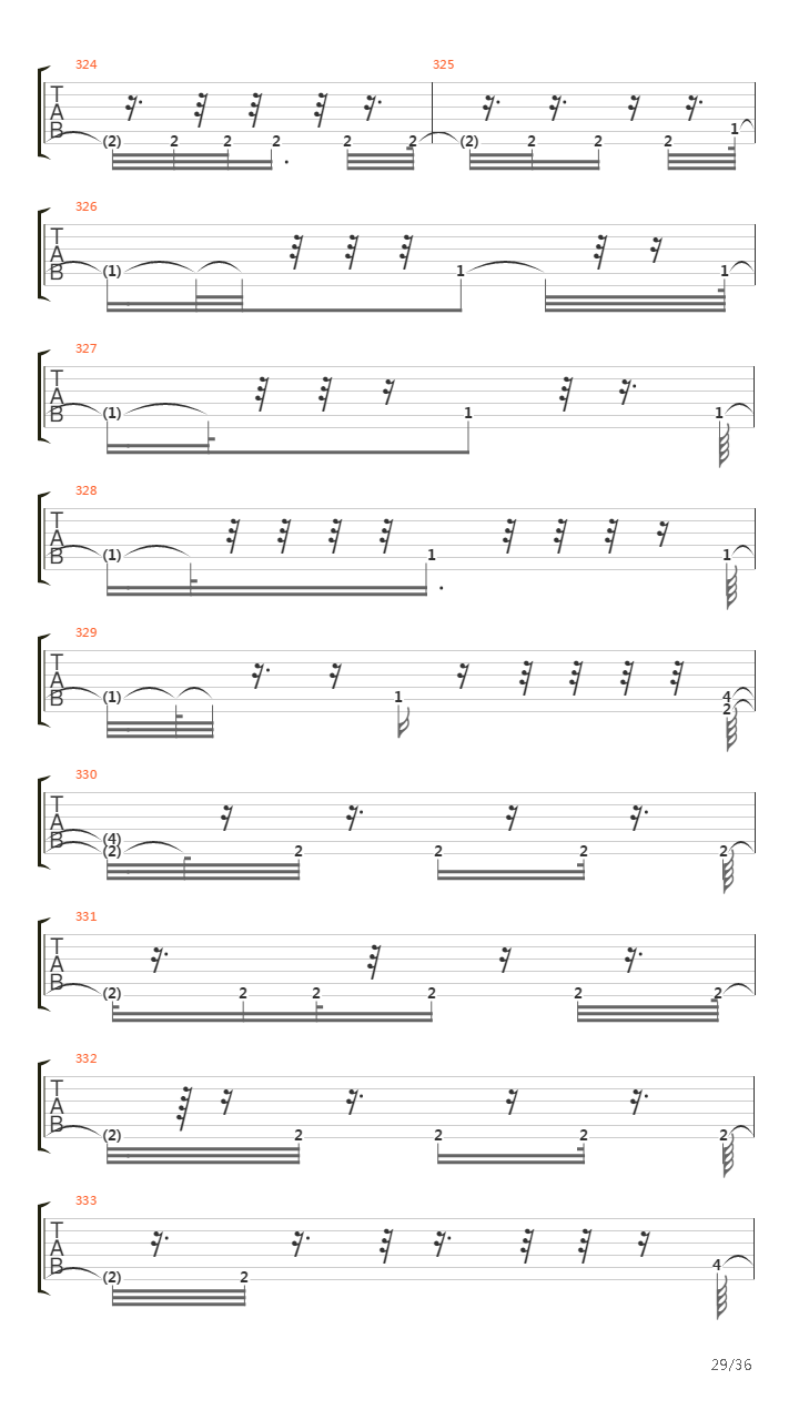 Triste Cancion De Amor吉他谱