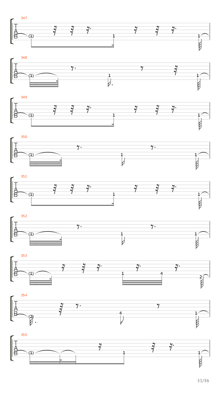 Triste Cancion De Amor吉他谱