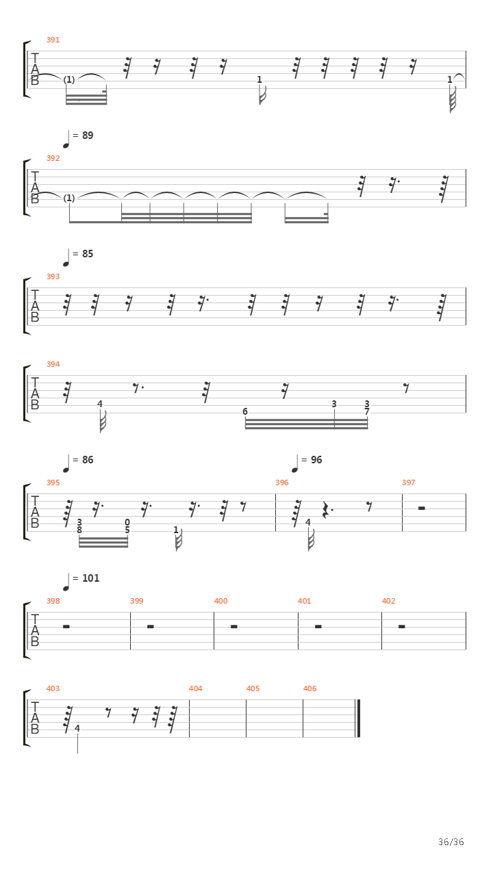 Triste Cancion De Amor吉他谱