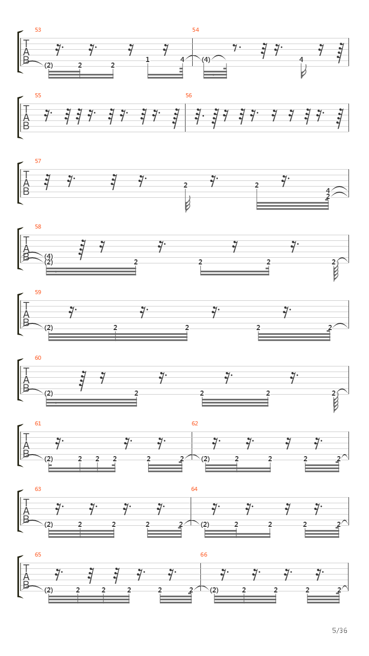 Triste Cancion De Amor吉他谱