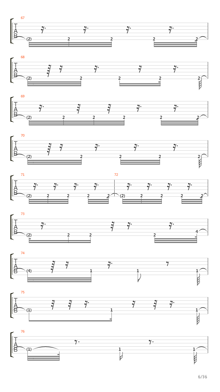 Triste Cancion De Amor吉他谱