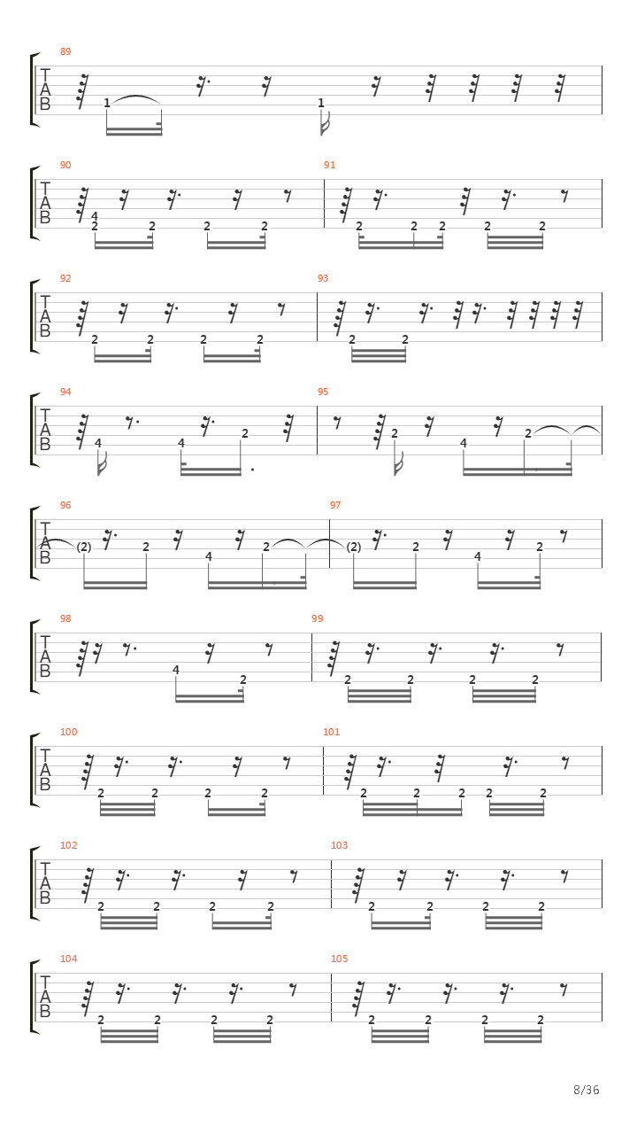 Triste Cancion De Amor吉他谱