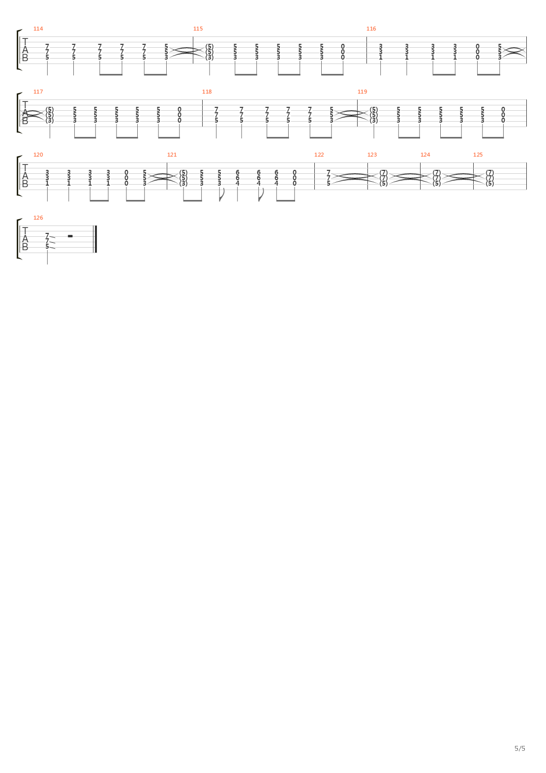 Search And Destroy吉他谱