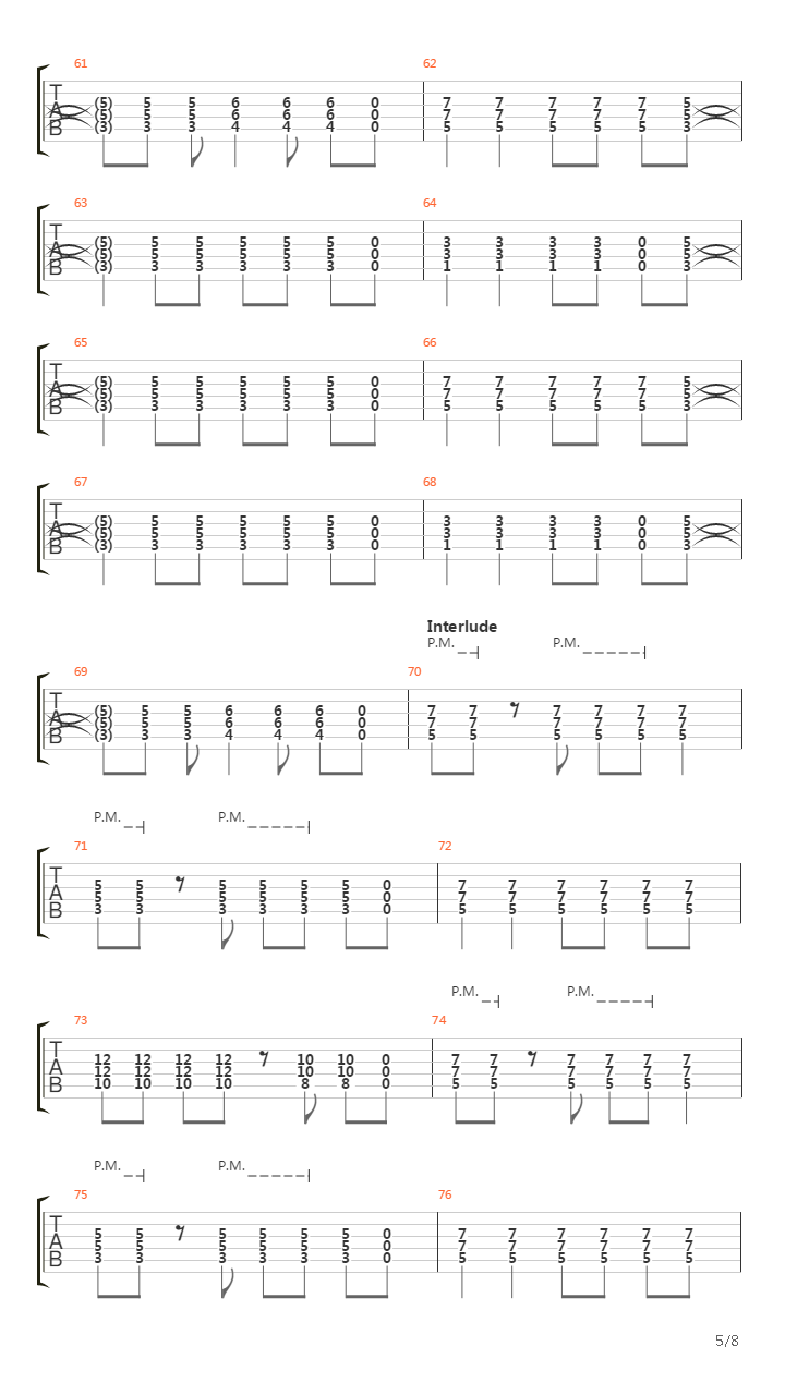 Search And Destroy吉他谱