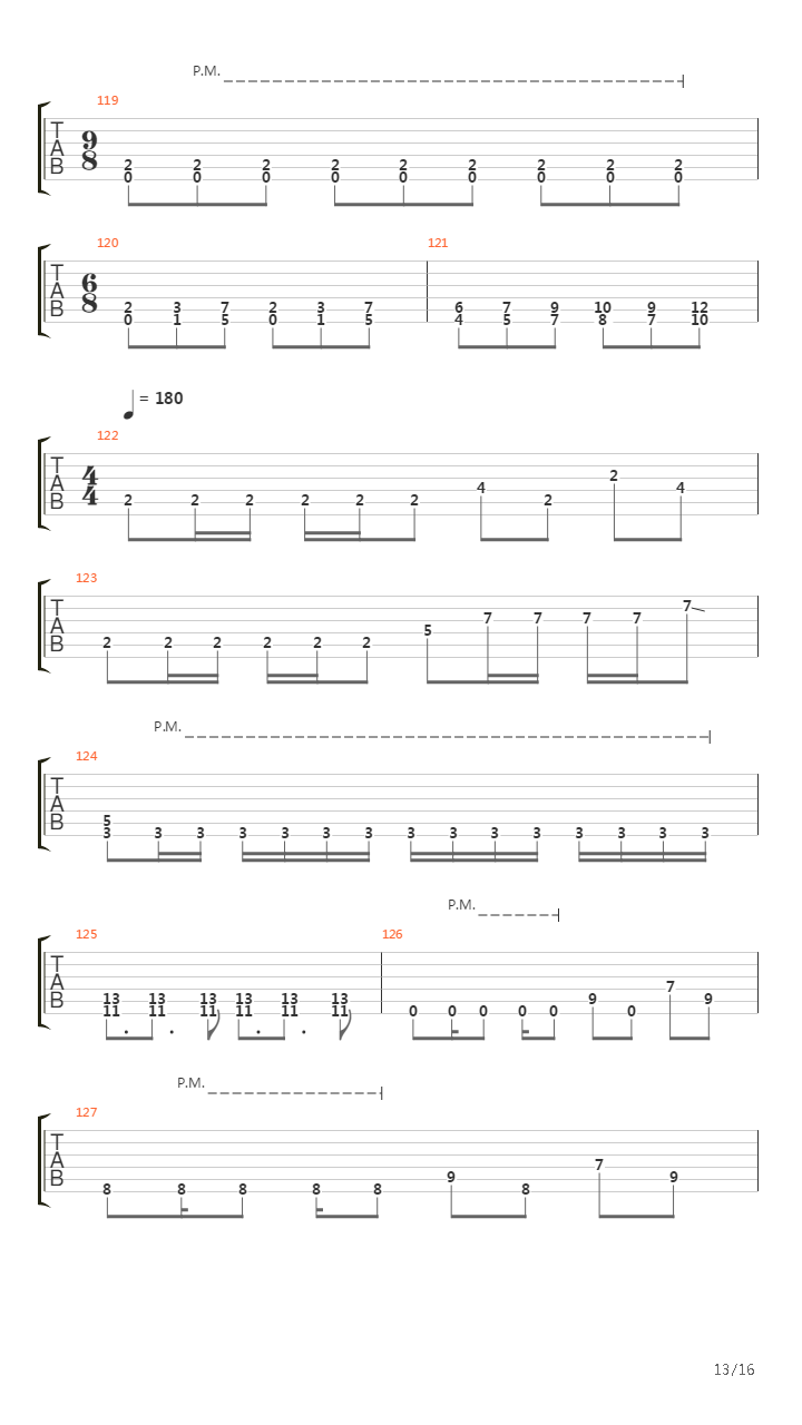 Speechless吉他谱