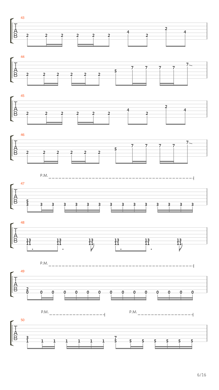 Speechless吉他谱