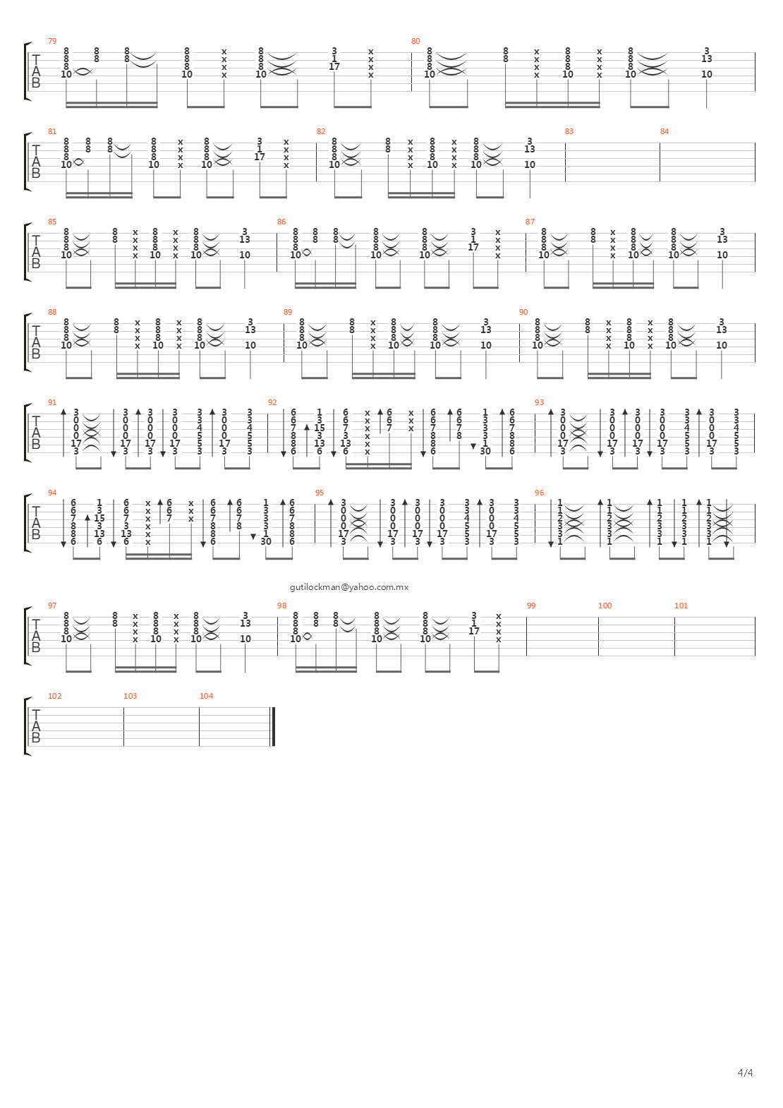 Guitarras Blancas吉他谱