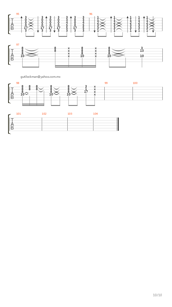 Guitarras Blancas吉他谱