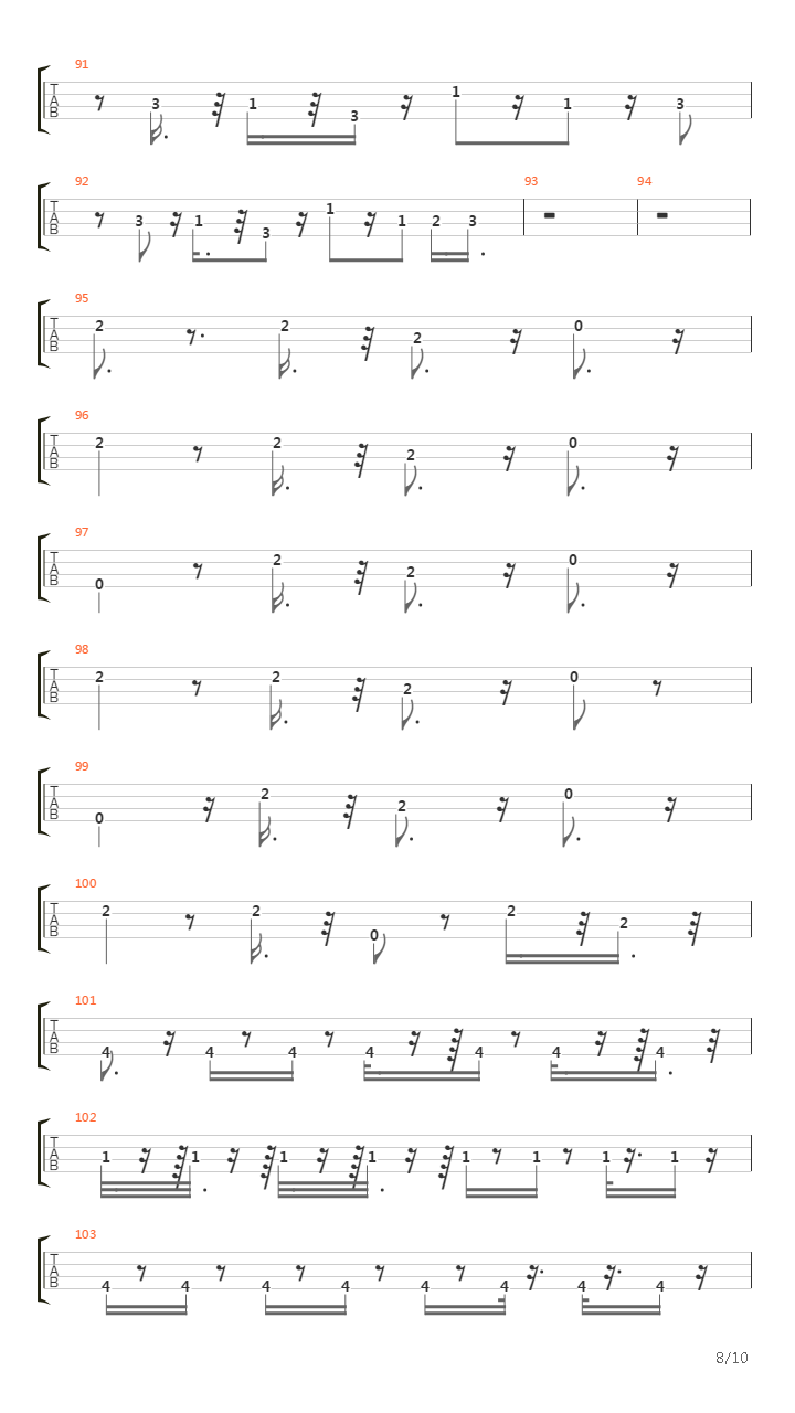 Guitarras Blancas吉他谱