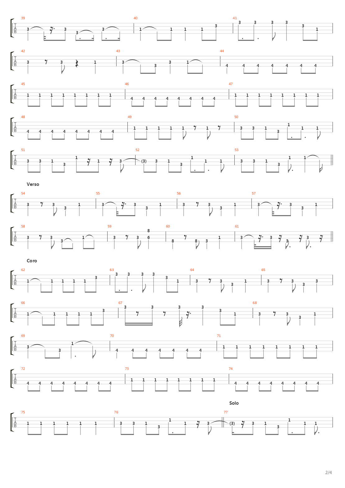 Guitarras Blancas吉他谱