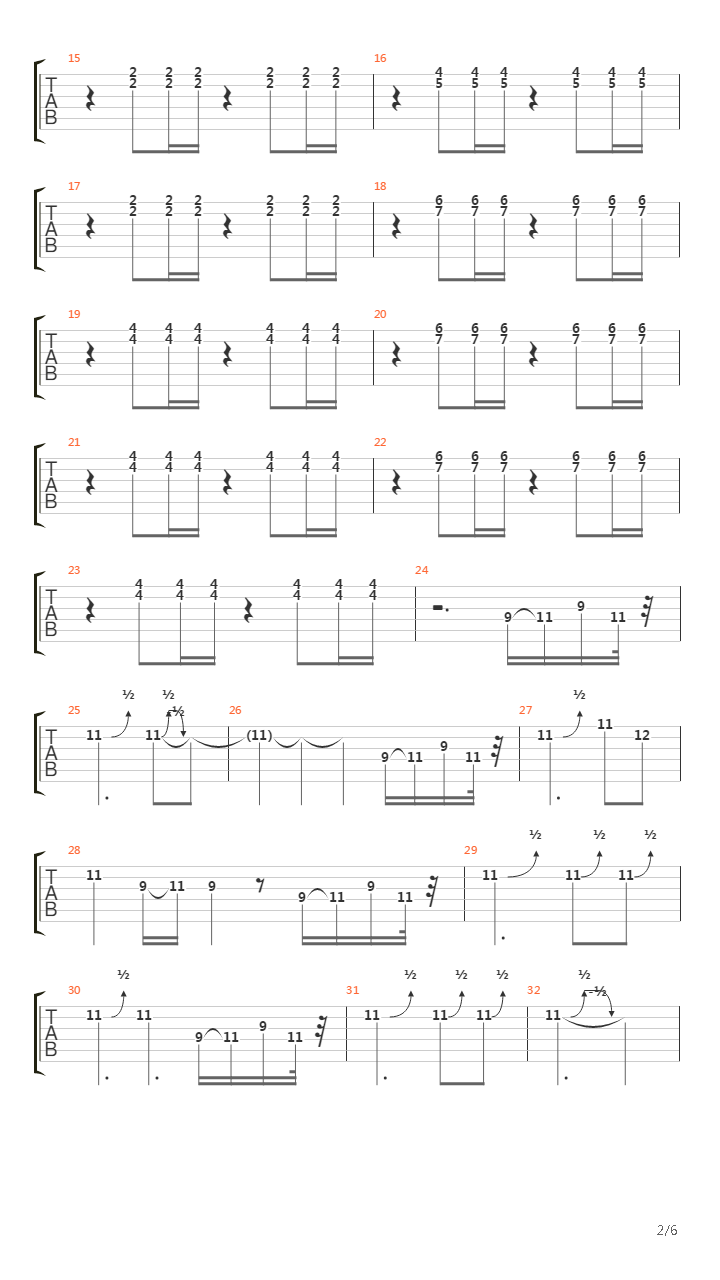 La Muralla Verde吉他谱