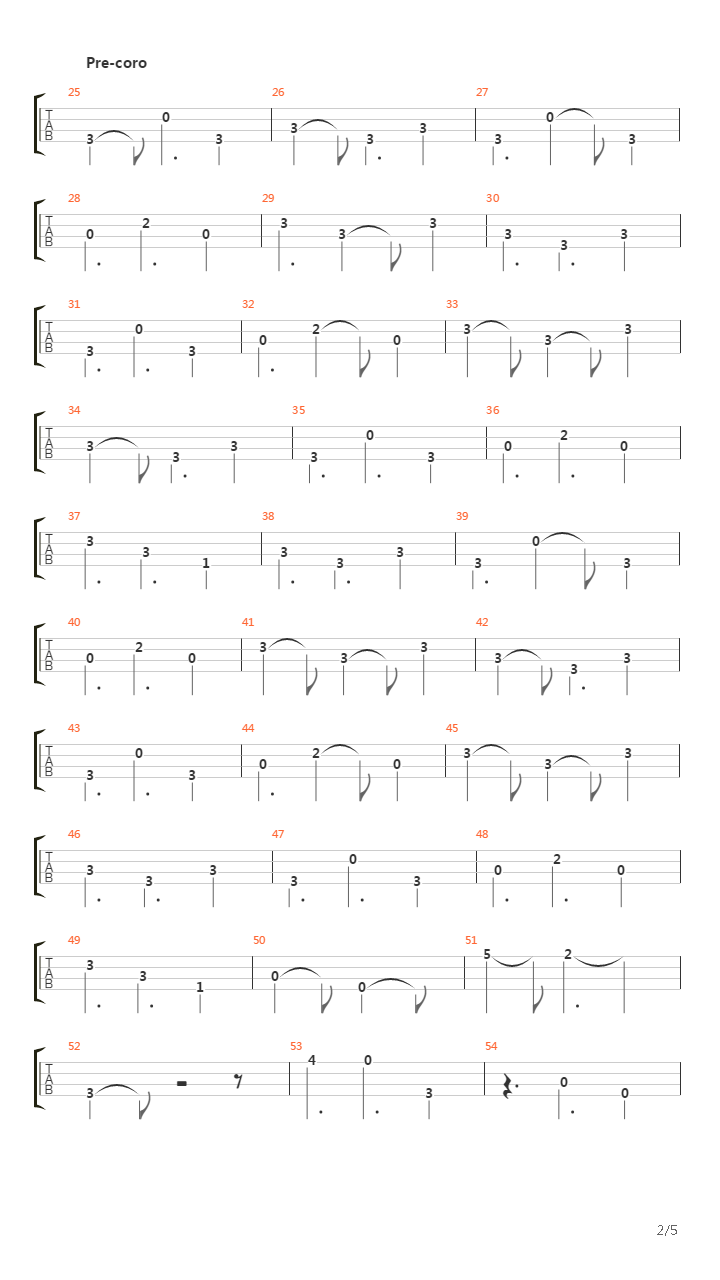 Luz De Dia吉他谱