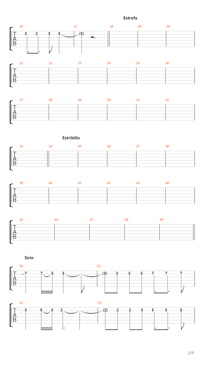 Tu Carcel吉他谱