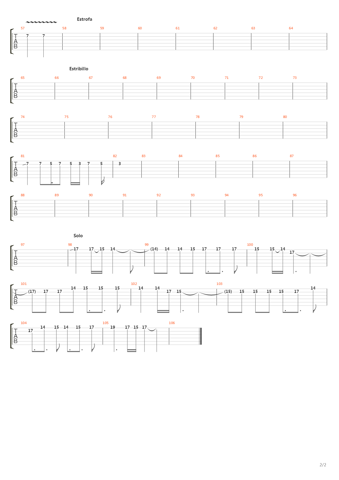 Tu Crcel吉他谱