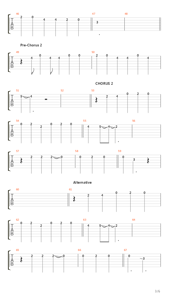 Bitemarks And Bloodstains吉他谱