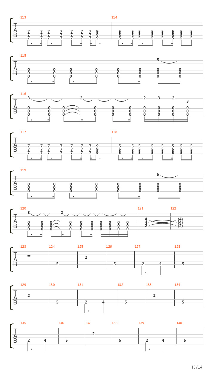 Ember吉他谱