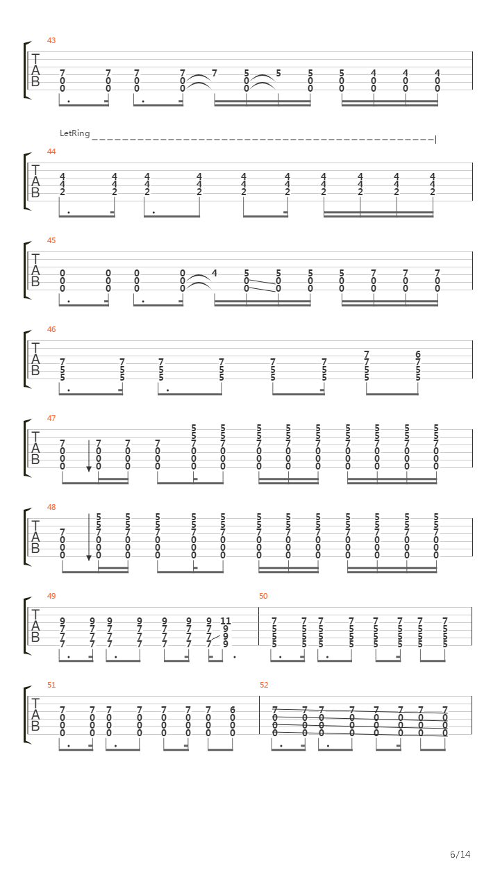 Ember吉他谱