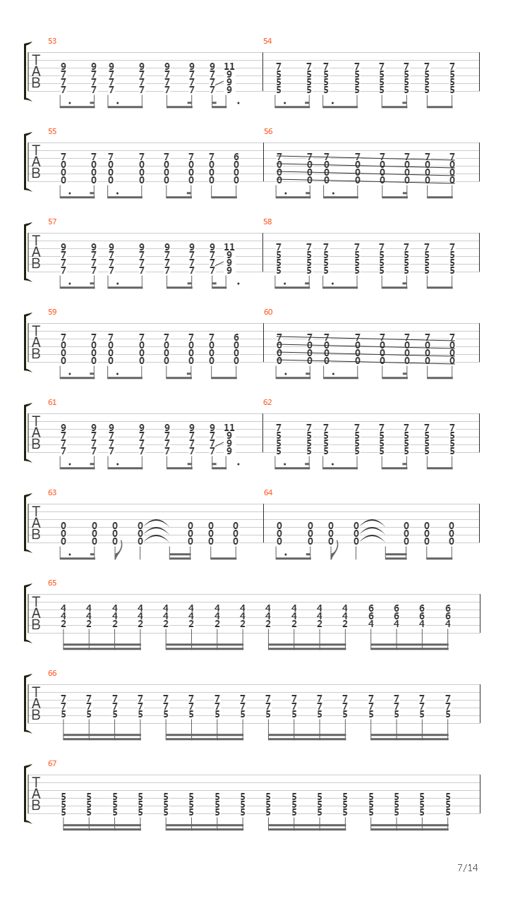 Ember吉他谱