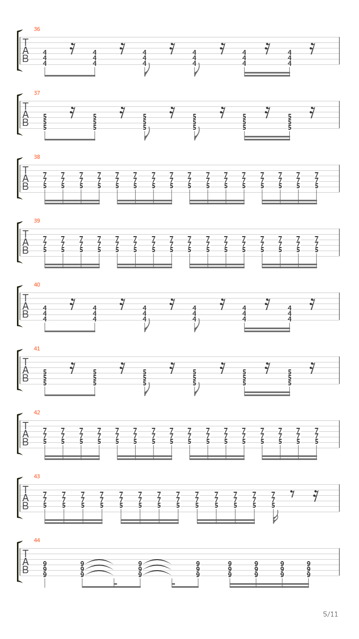 Letters To You吉他谱