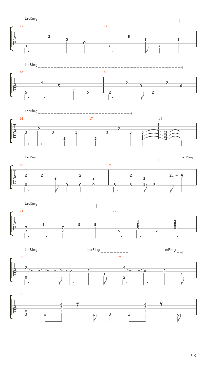 Perfection Through Silence吉他谱