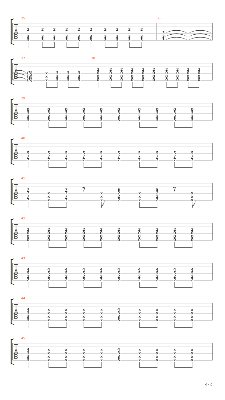 Perfection Through Silence吉他谱