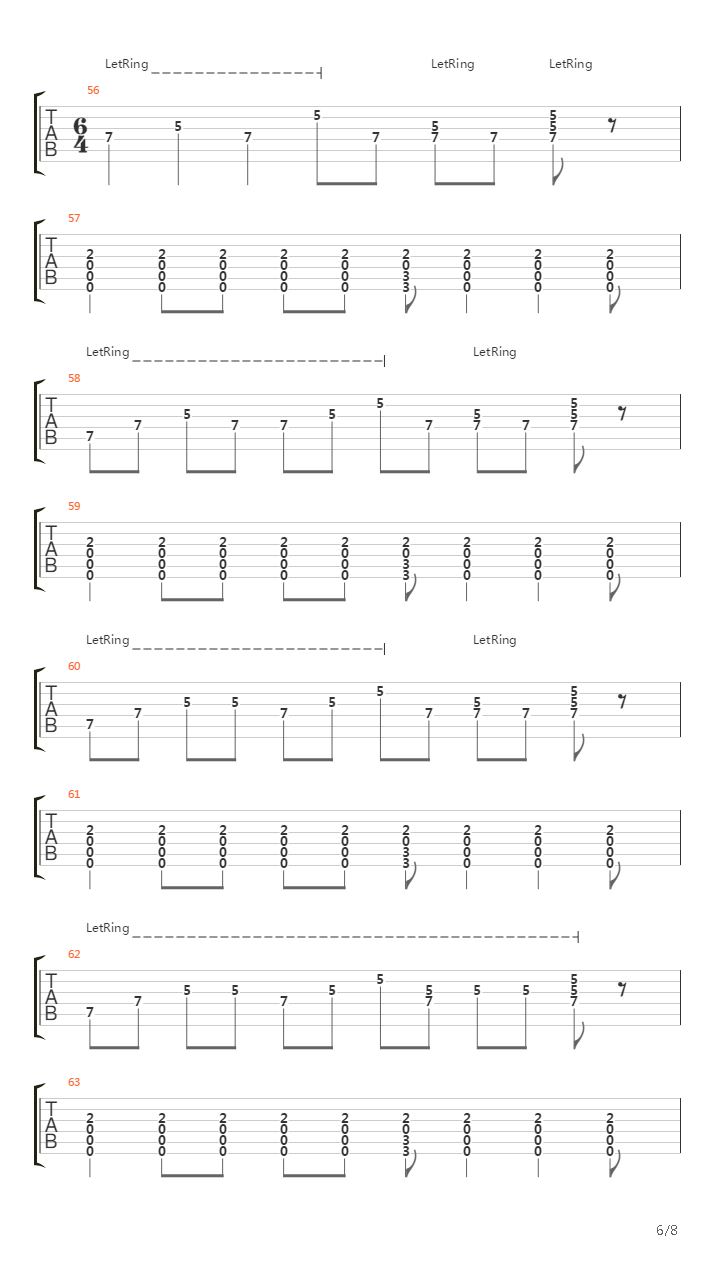 Perfection Through Silence吉他谱