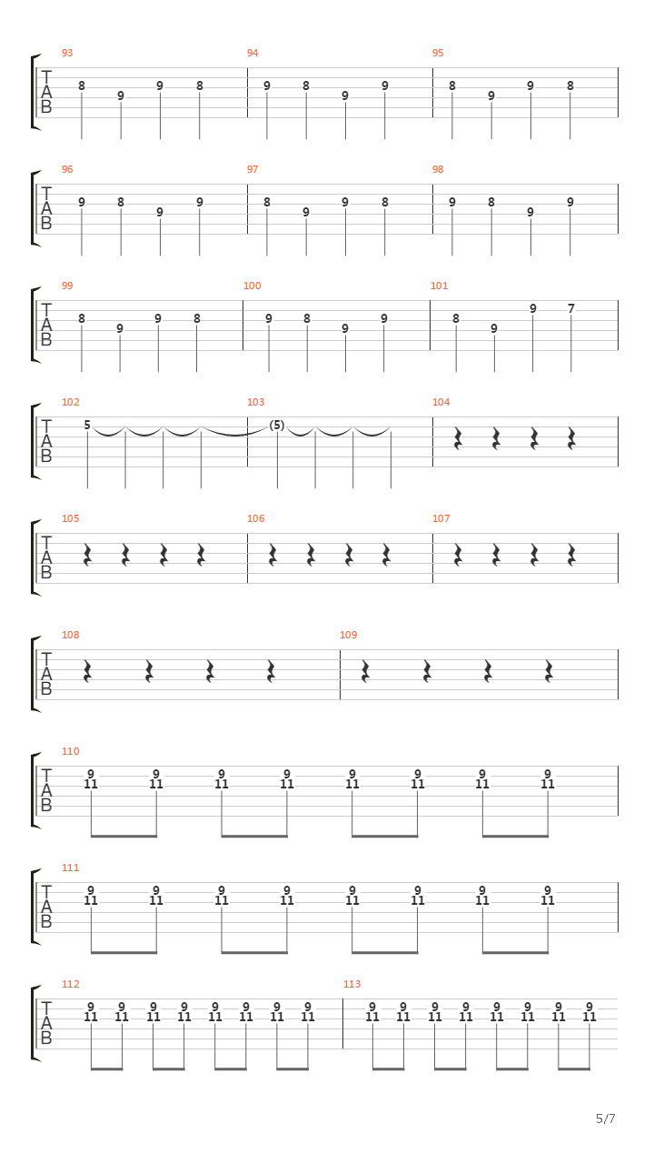 Perfection Through Silence吉他谱