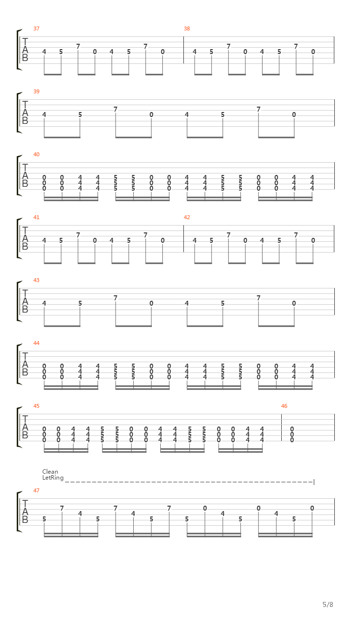 Post Scripts吉他谱
