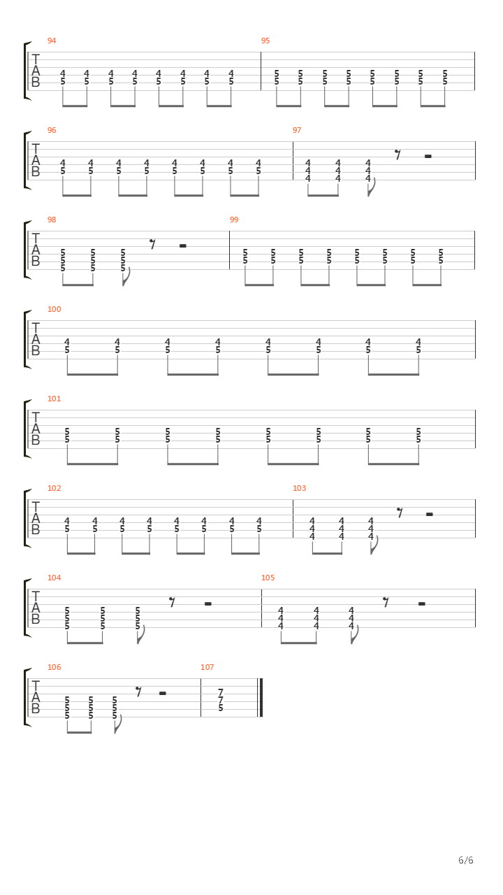 Post Scripts吉他谱