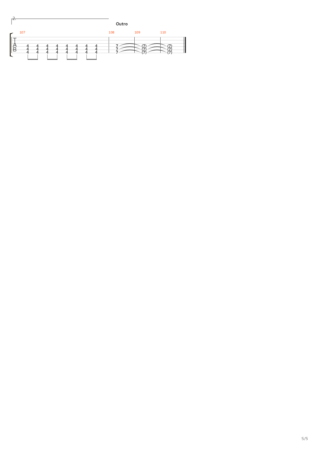 Three Simple Words吉他谱