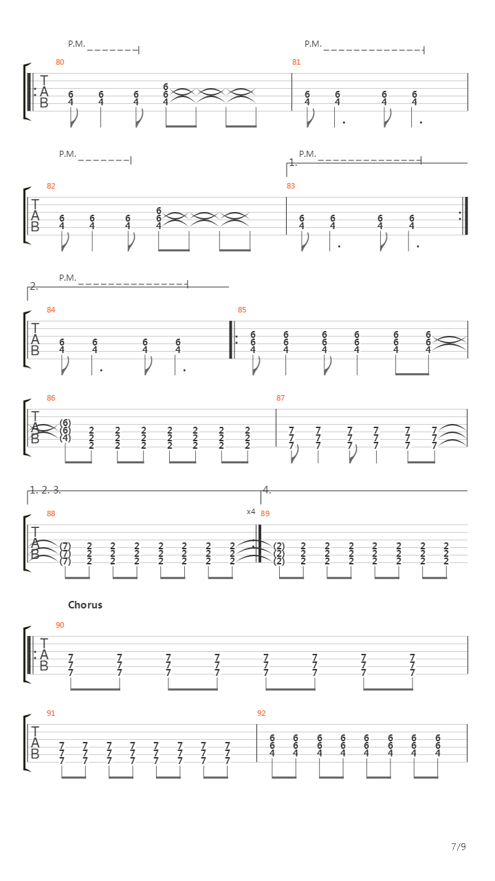 Three Simple Words吉他谱