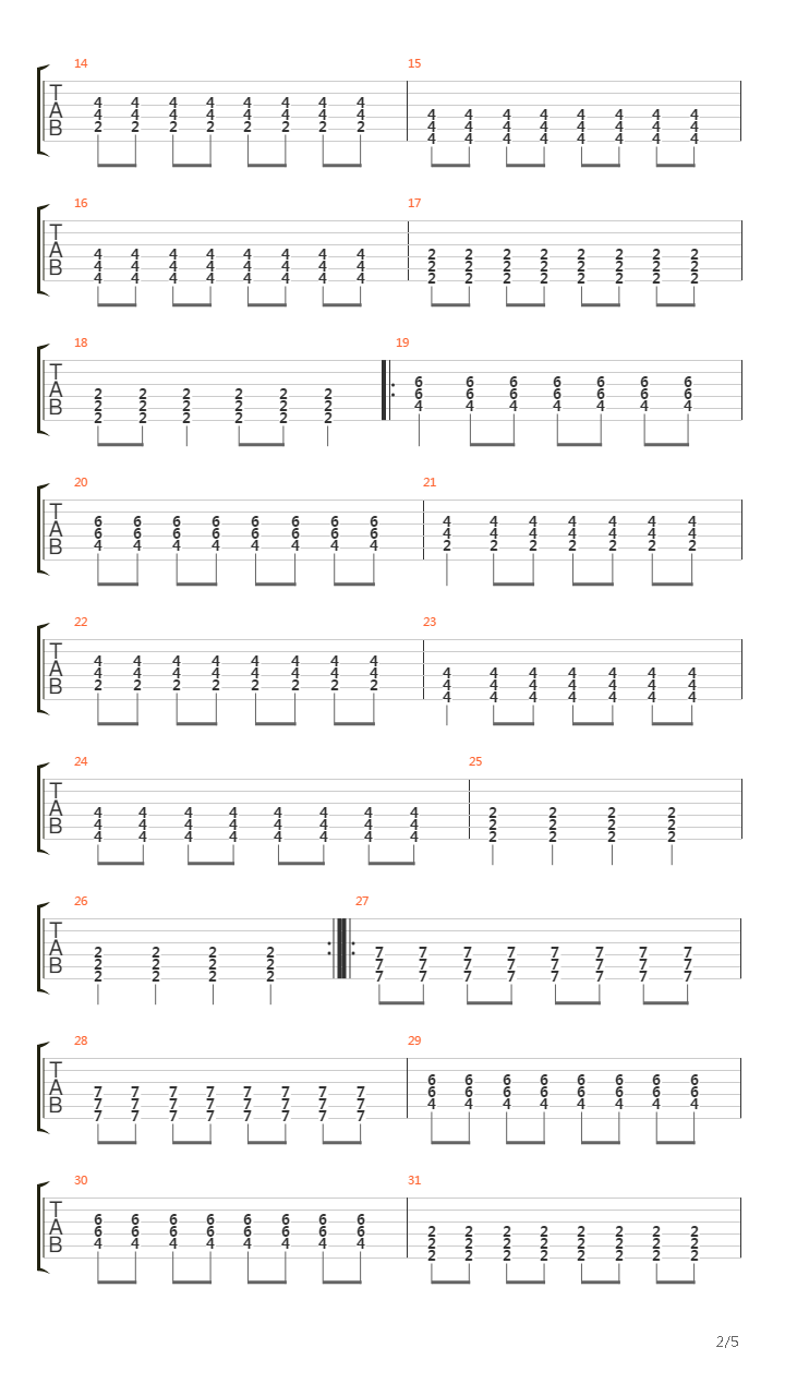 Three Simple Words吉他谱
