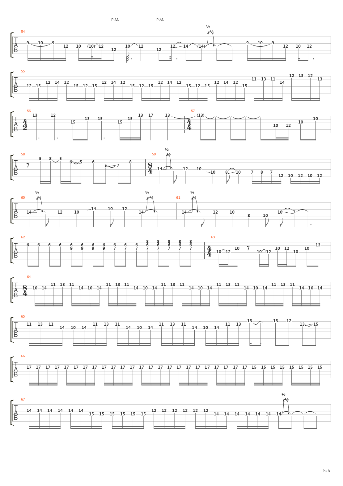 Architect吉他谱