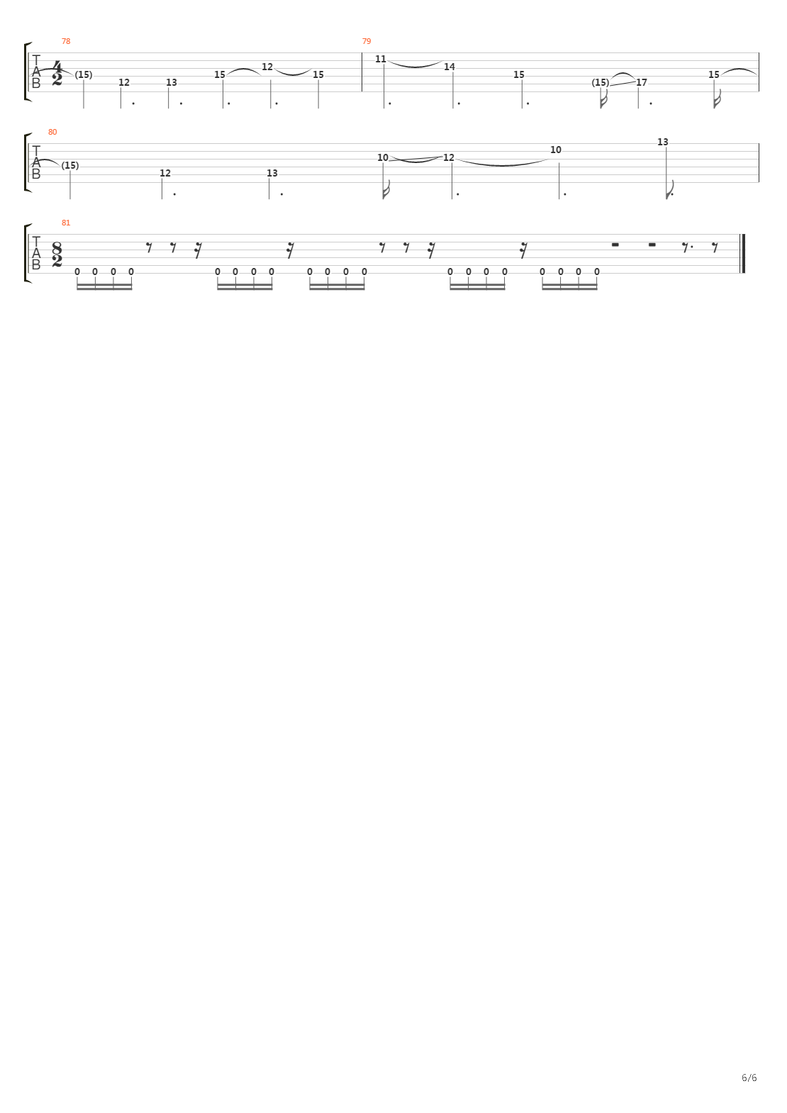 Pattern Interrupt吉他谱