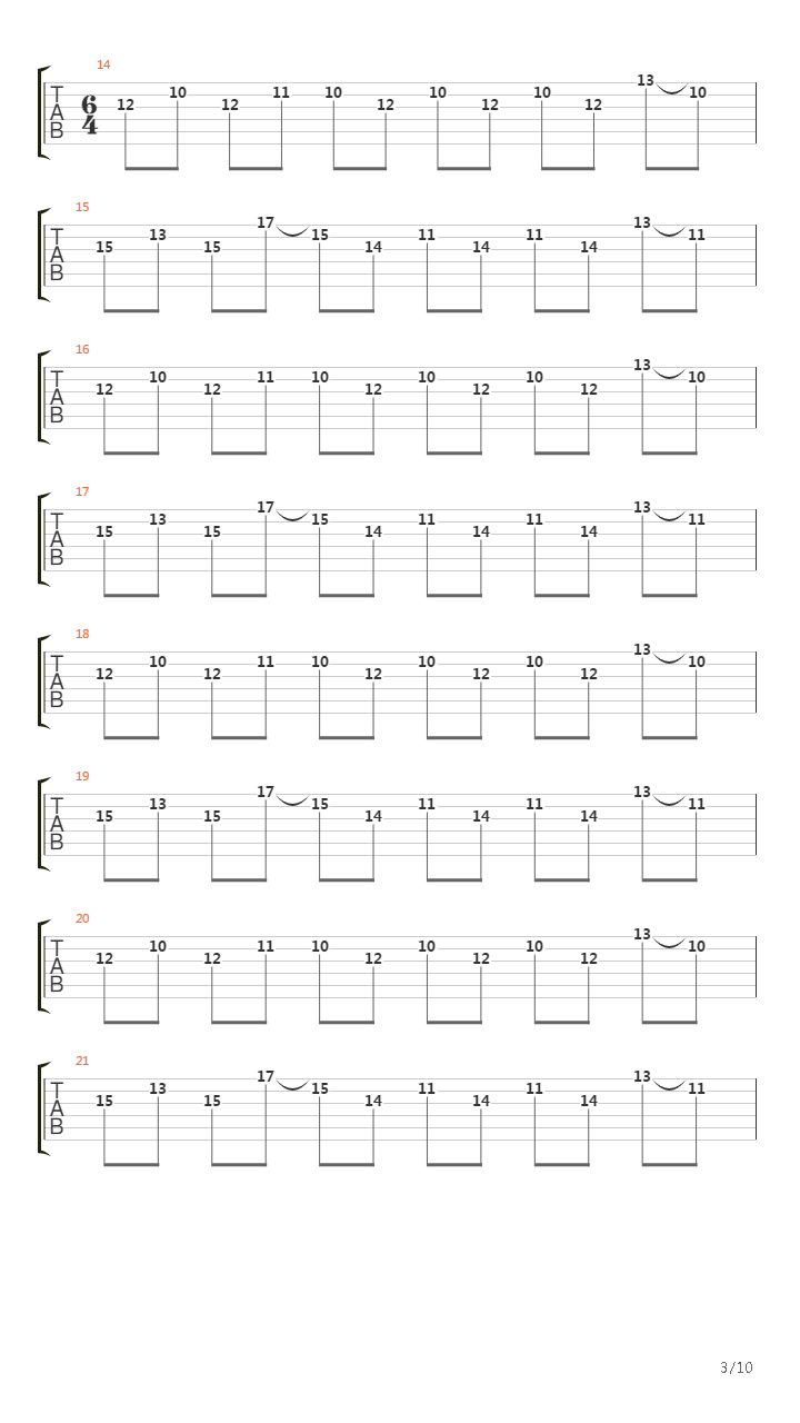 Pattern Interrupt吉他谱